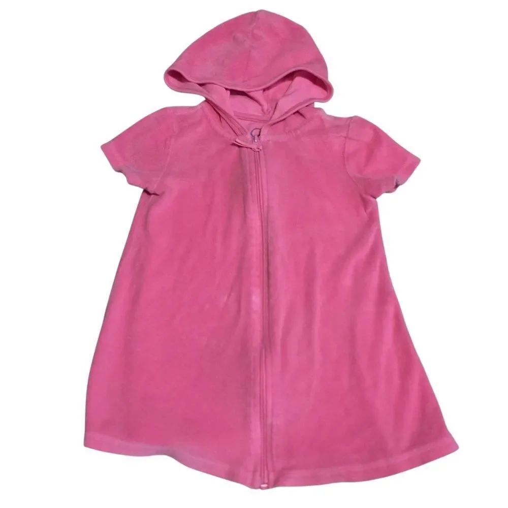 OP Pink Hooded Kids Cover Up